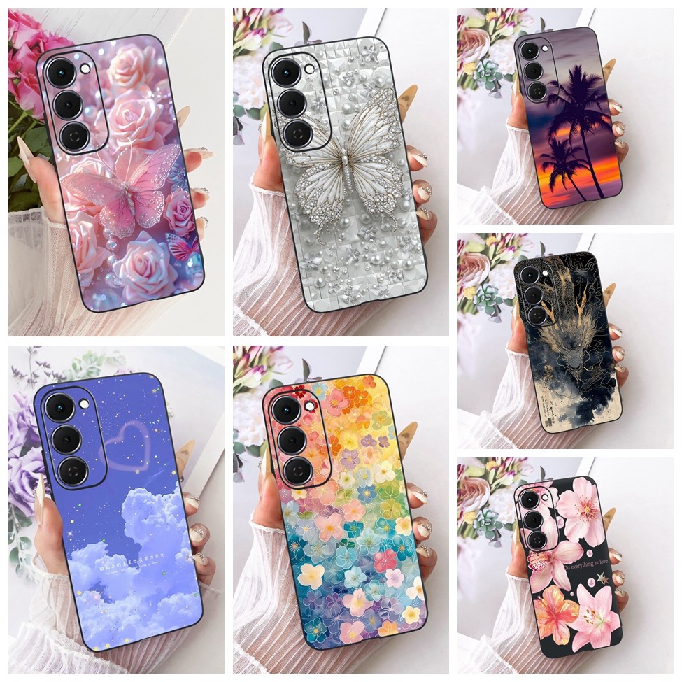 Ốp lưng Tecno Spark 40 Pro Plus KM7 Tecno Spark 40 Pro + Vỏ silicon hình mèo dễ thương thời trang Vỏ