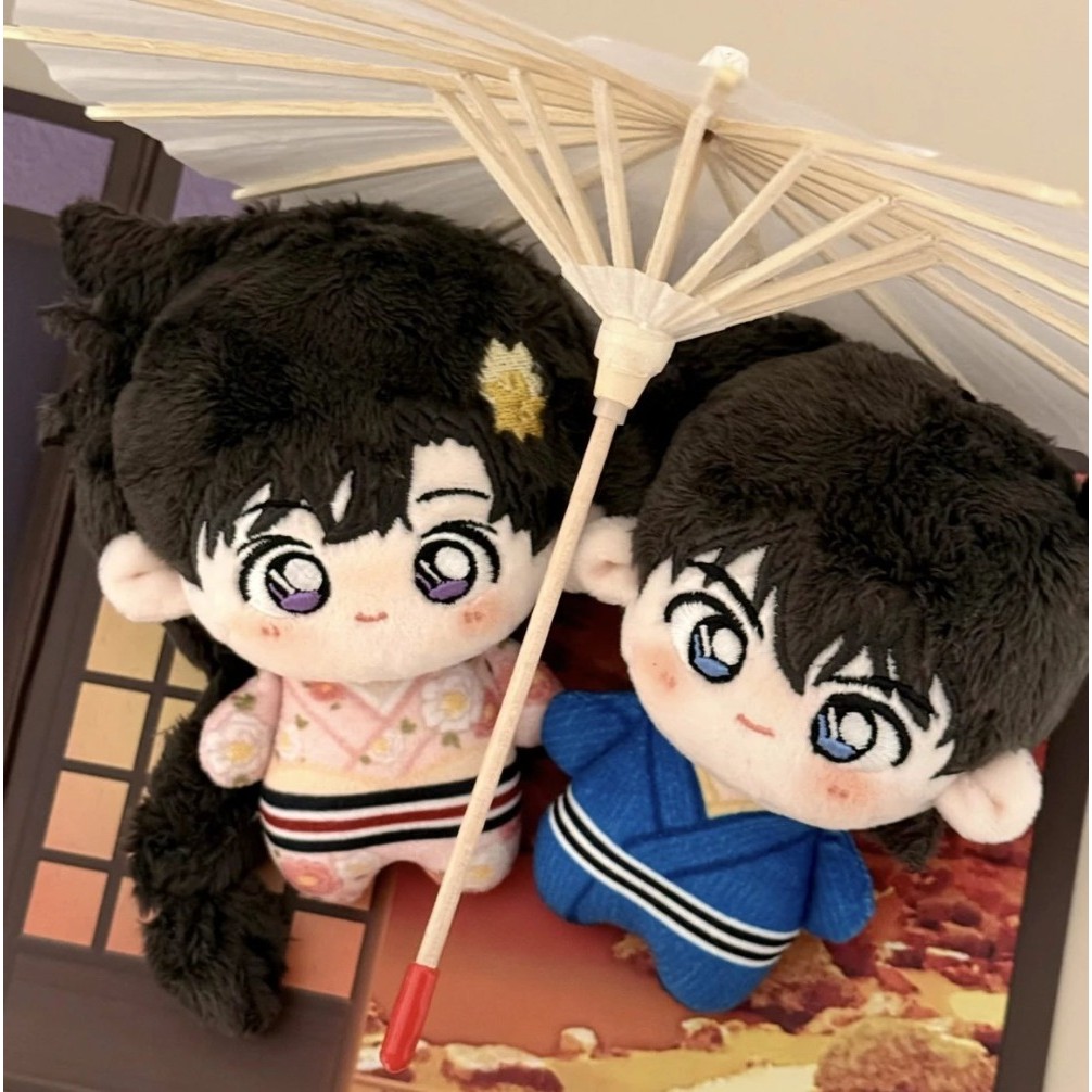 Thám Tử Lừng Danh Conan Ran Mouri Và Shinichi Kudo Kimono Series 10cm In Hình Cơ Thể Búp Bê Bông Mặt