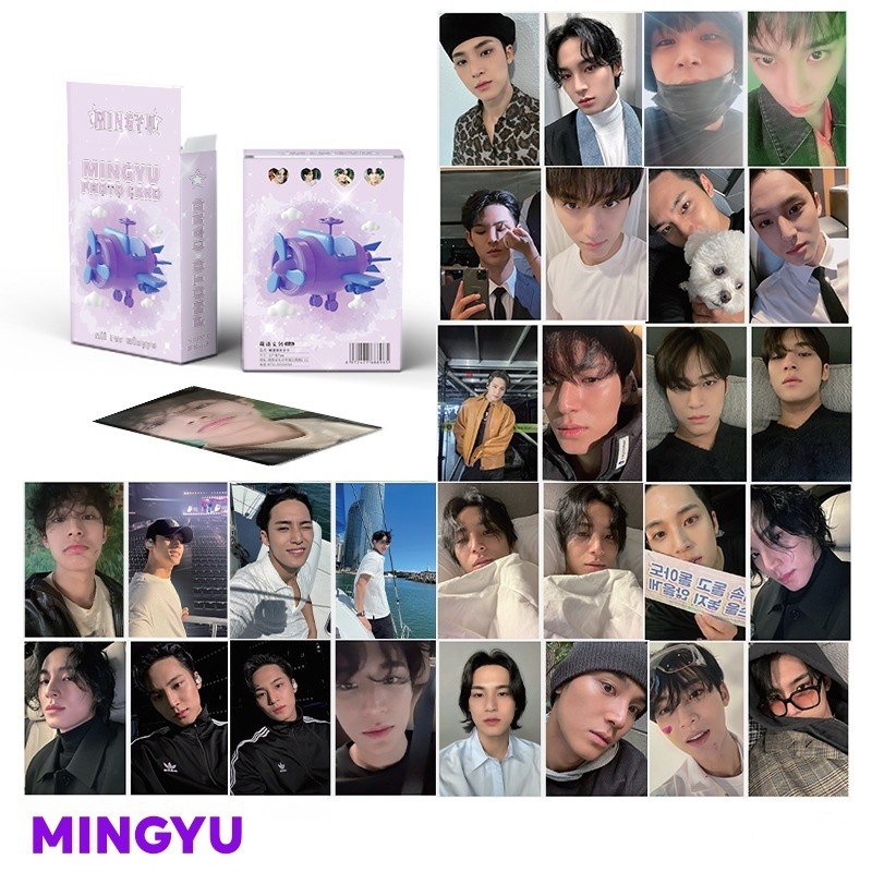Set 50 photo card unoff Hologram MINGYU-SEVENTEEN