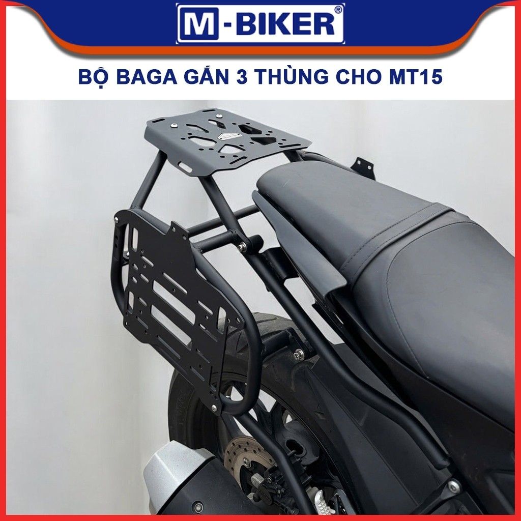 Baga MT15, Khung treo thùng hông MT15, Baga khung thùng hông MT15, Bộ baga gắn 3 thùng cho MT15