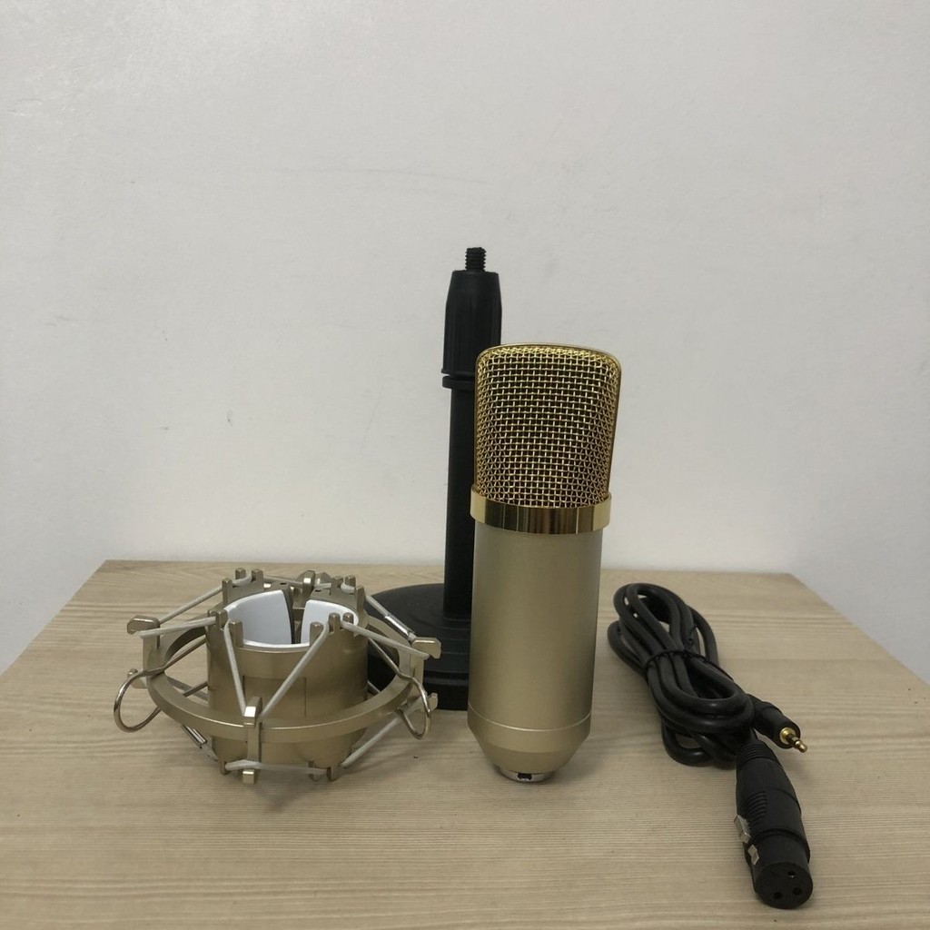BM800 Micro Micro Condenser Thẻ âm thanh Máy tính Ghi âm trực tiếp Neo Điện thoại di động Cuộc gọi â