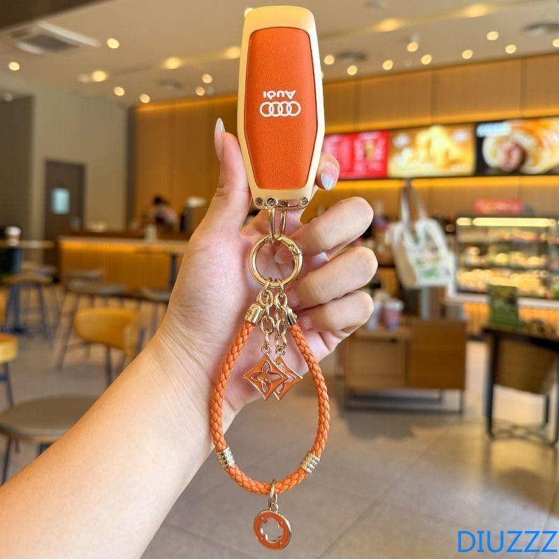 Hợp Kim Kẽm Chìa Khóa Dành Cho Xe Audi A5 A6L 2025 Sportback Q6L E-tron Vỏ Bảo Vệ Vỏ Vỏ Vỏ Giá Đỡ Vò