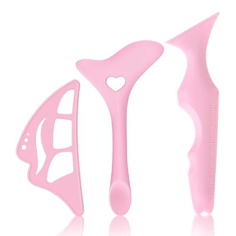 Bộ 3 Bút Kẻ Mắt DAGEDA, Thích Hợp Cho Phấn Mắt, Bút Kẻ Mắt, Tấm Chắn Mascara, Miếng Dán Lông Mày Sil