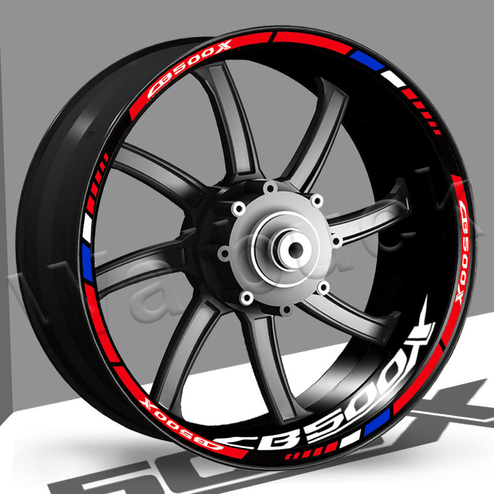 Dành Cho CB500X CB500 X CB 500 X Phản Quang Bánh Xe Máy Miếng Dán Phía Trước 19 ′ ′ Phía Sau 17 ′ Và