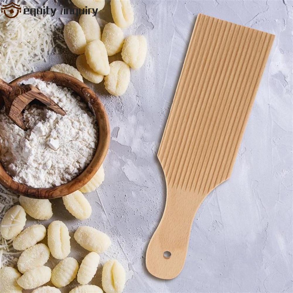 THIẾT BỊ YÊU THÍCH Con lăn Gnocchi đích thực Dễ dàng làm đồ nướng bằng gỗ Mì chống dính Bàn Gnocchi 