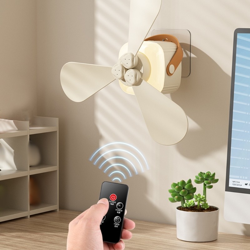 Nụ hôn Quạt cắm trại ngoài trời Lều thông gió 3 tốc độ 3600mah 7200mah Điện di động