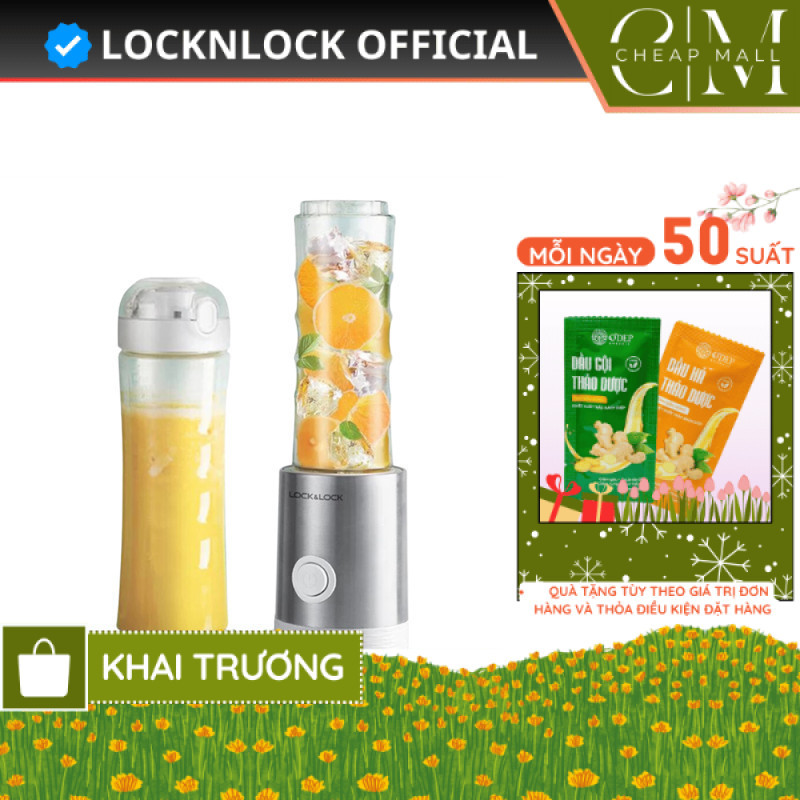 Máy xay sinh tố mini màu trắng Chính hãng LocknLock EJM241 - CHEAP CSA