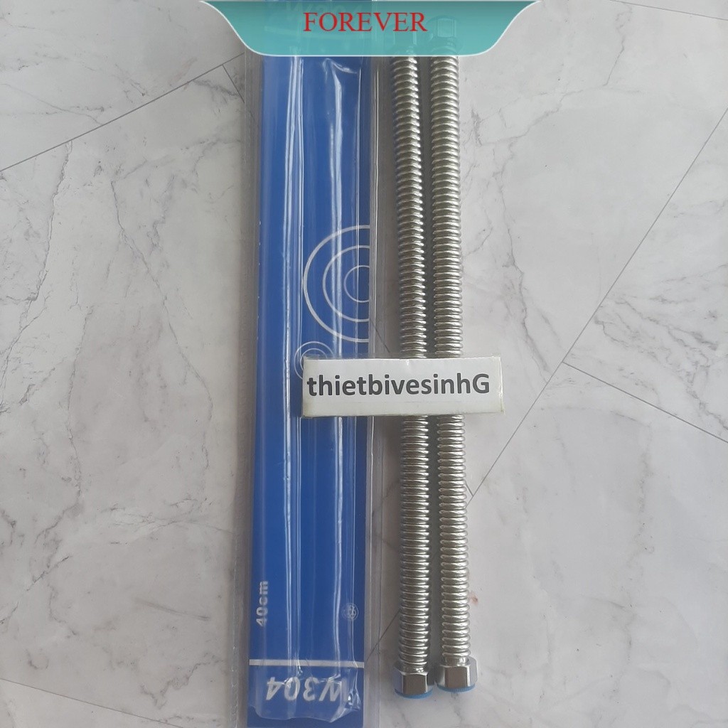 Dây cấp bình nóng lạnh inox 304 - 30cm - 40 cm, dây cấp bình inox 304, dây cấp inox 304