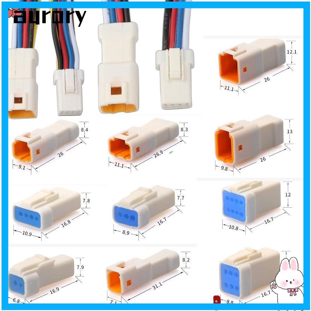 Đầu nối cáp chống nước ô tô AURORY, 2 3 4 6 8 pin 03R-JWPF-VSLE-S JST JWPF Nam Nữ Mông Cắm, Khối đầu
