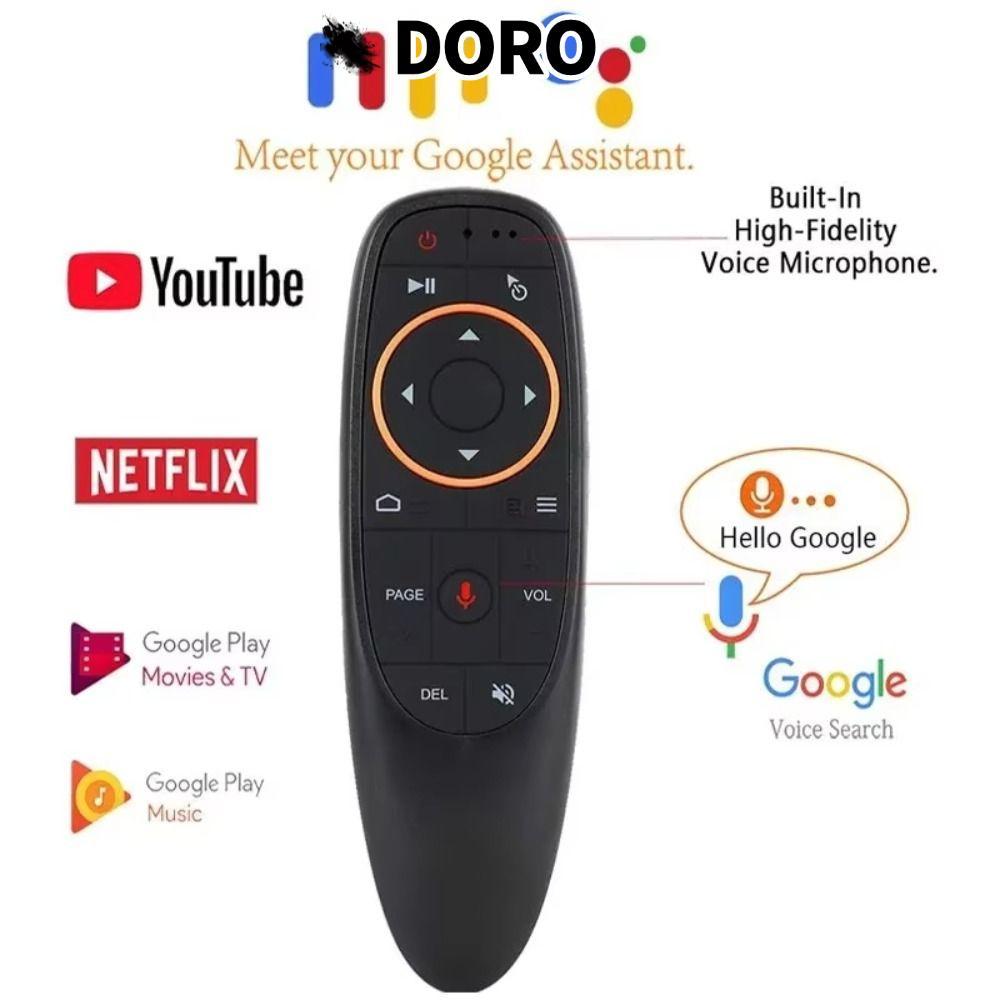 Điều khiển từ xa không dây DORO 2.4G, Điều khiển từ xa bằng giọng nói Chuột không khí G10S, Điều khi