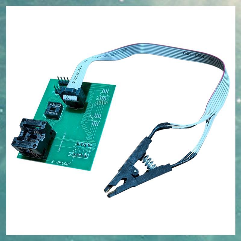 [uhktyltui.vn] Bộ chuyển đổi EEPROM Kẹp dây 8Pin Soic 8 Sop8 Kẹp thử nghiệm Ổ cắm Kẹp hỗ trợ XPROG V