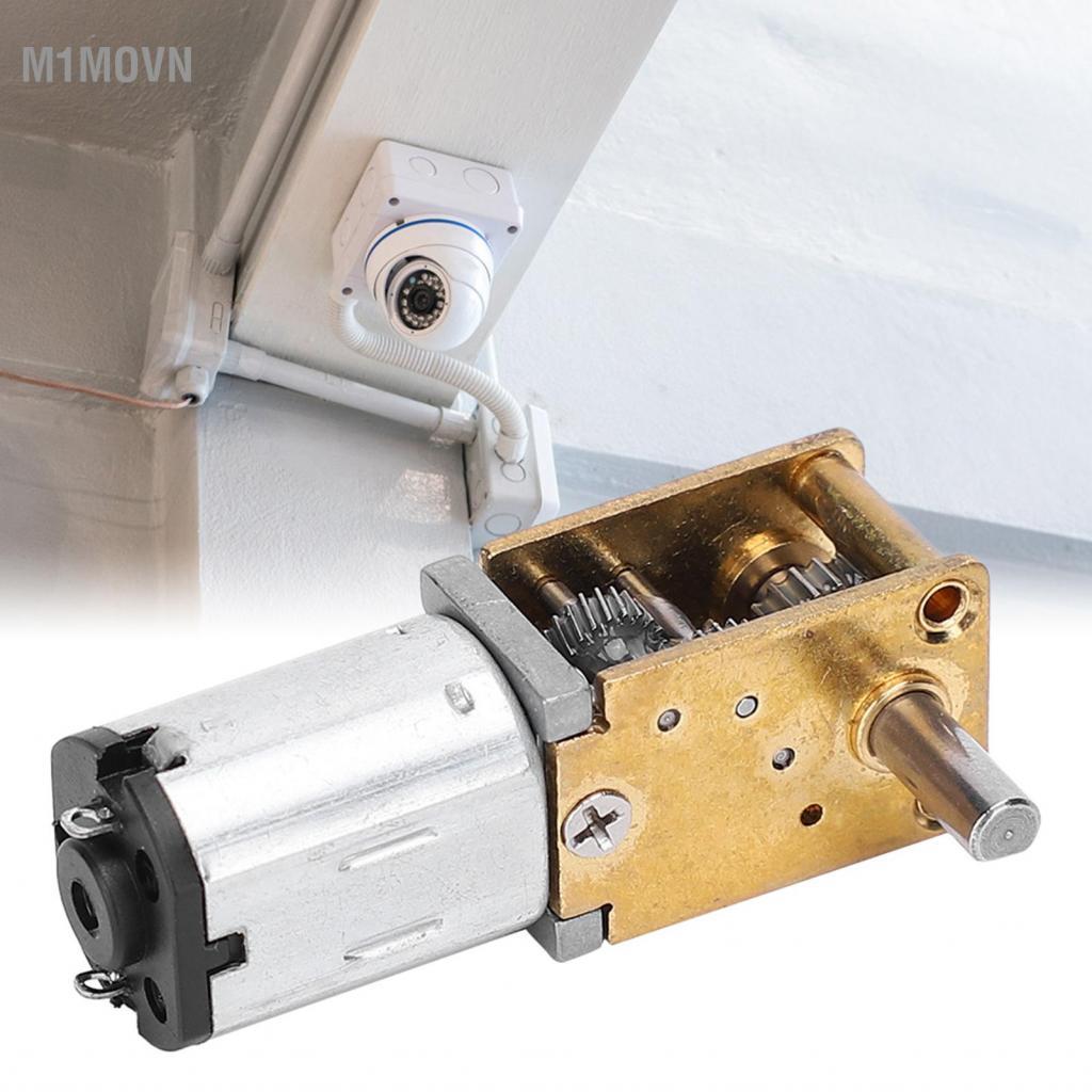 m1movn HUIOP Mini Giảm tốc Bàn chải động cơ Động cơ DC Bộ truyền động bánh răng ổn định - Công suất 