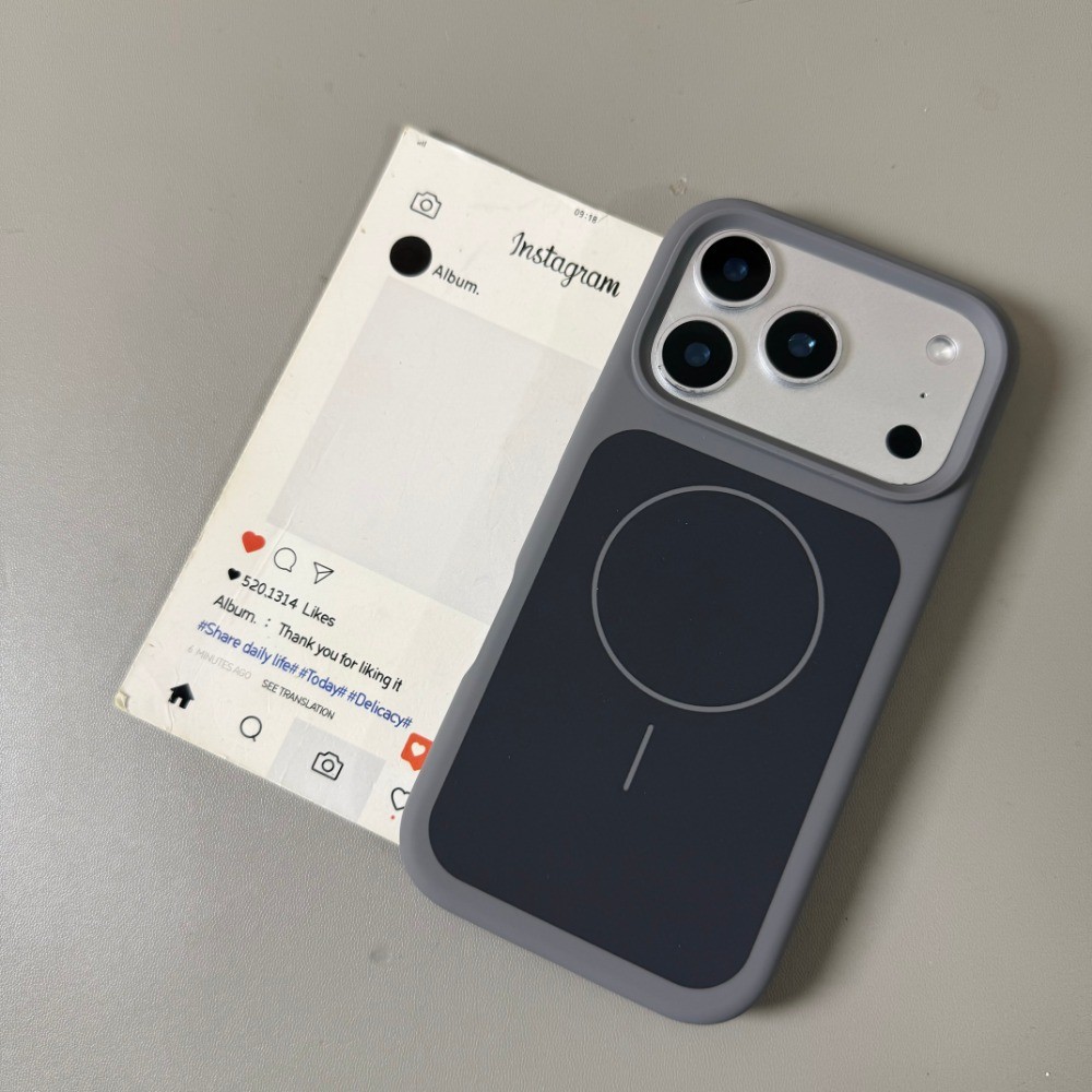 Cao Cấp Chính Hãng Silicon Lỏng Cho Ốp Lưng Từ Tính Cho IPhone 17 Air 16 15 14 14 Pro Max Plus Cho A