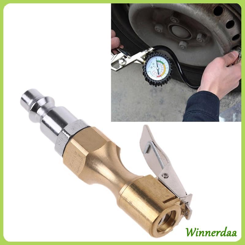 WINN Đồng thau Air Chuck Bộ kép cho đầu Air Chuck 1 4 Nữ NPT Open Flow Air Ch