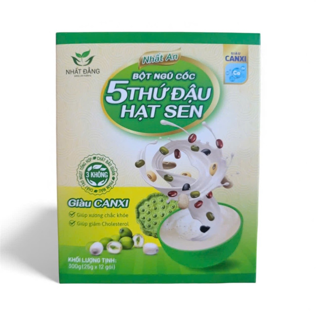 Bột ngũ cốc 5 thứ đậu hạt sen Nhất An