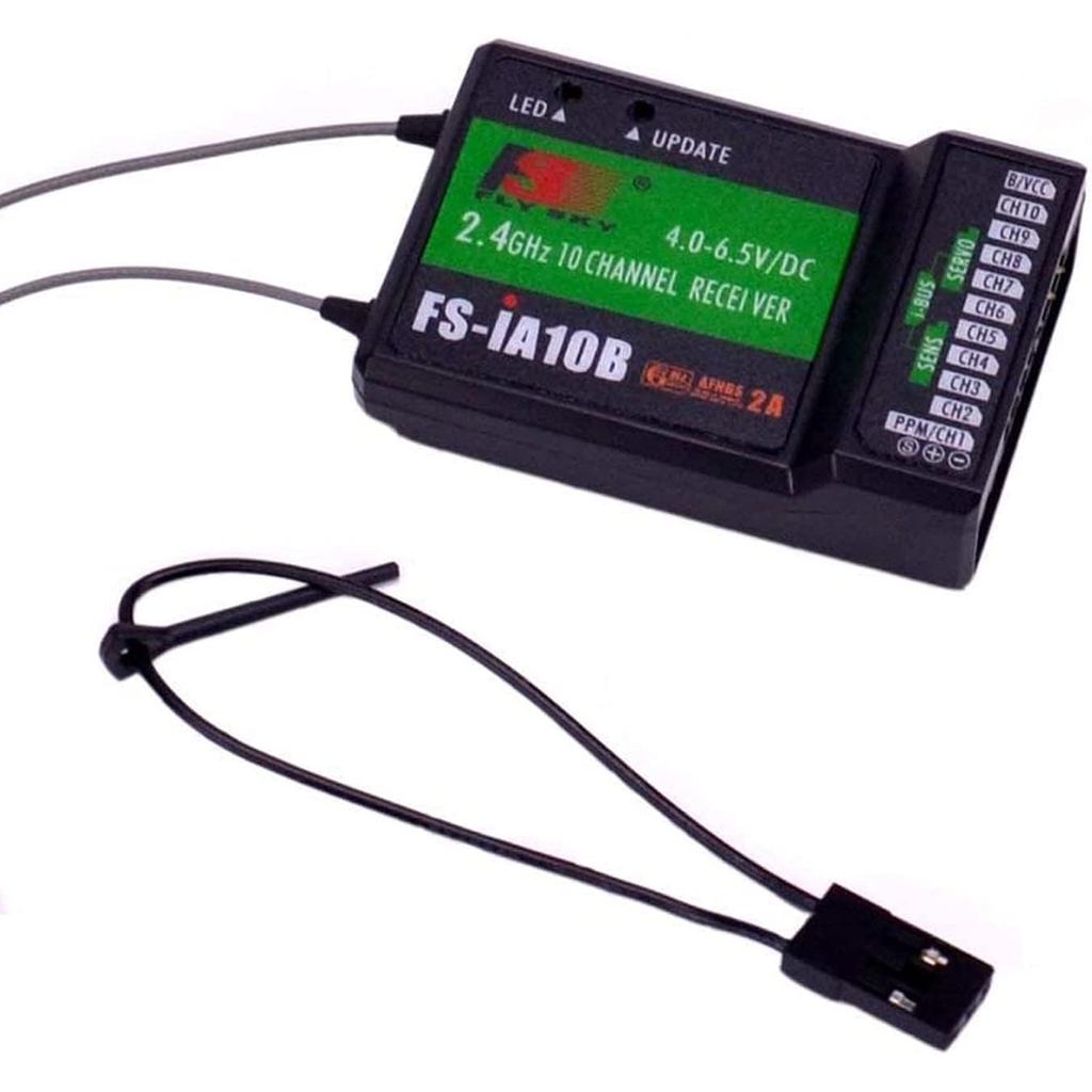 Bộ thu GoolRC Flysky FS-iA10B Đầu thu 2.4G 10CH Đầu ra PPM Tương thích với Flysky FS-i6 FS-i6S FS-i6