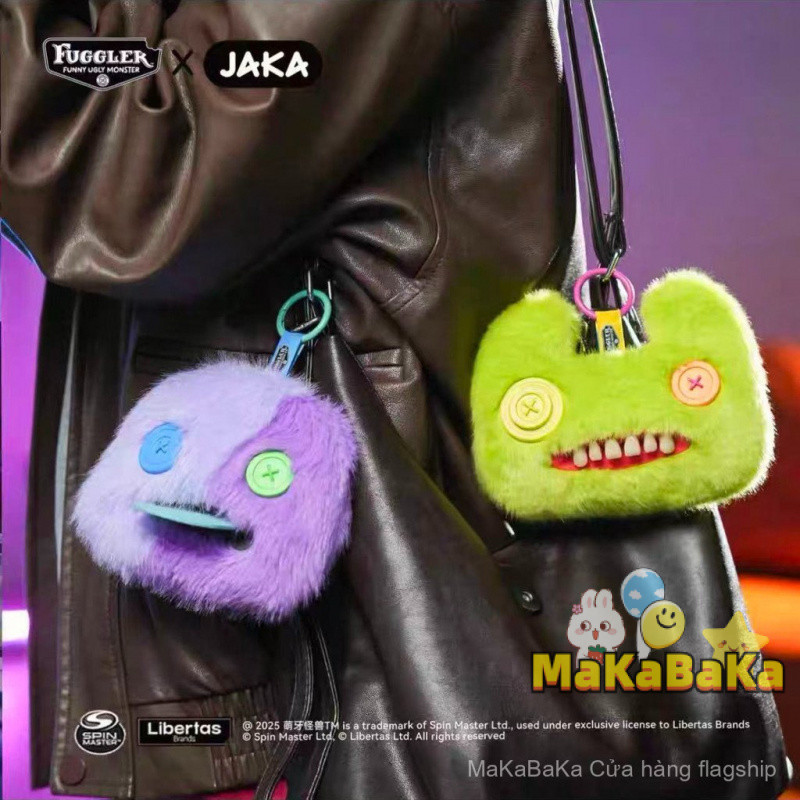 Bán Chạy Chính Hãng fuggler Dễ Thương Răng Quái Vật Tiền Xu Thanh Chirp Monster mini Túi Bảo Quản Ph