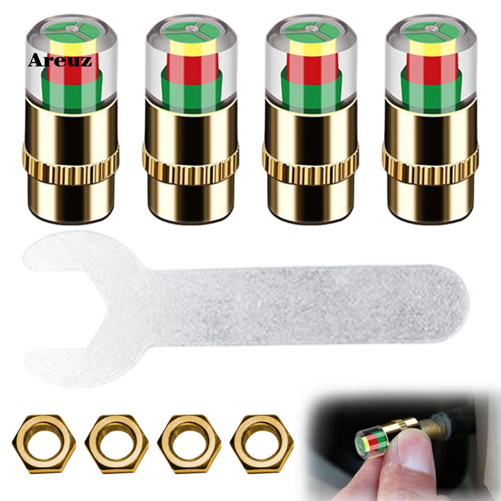 LÀ Nắp cảm biến áp suất lốp 36psi Nắp áp suất lốp Van theo dõi áp suất lốp ô tô 36 Psi 2.4 Thanh cảm