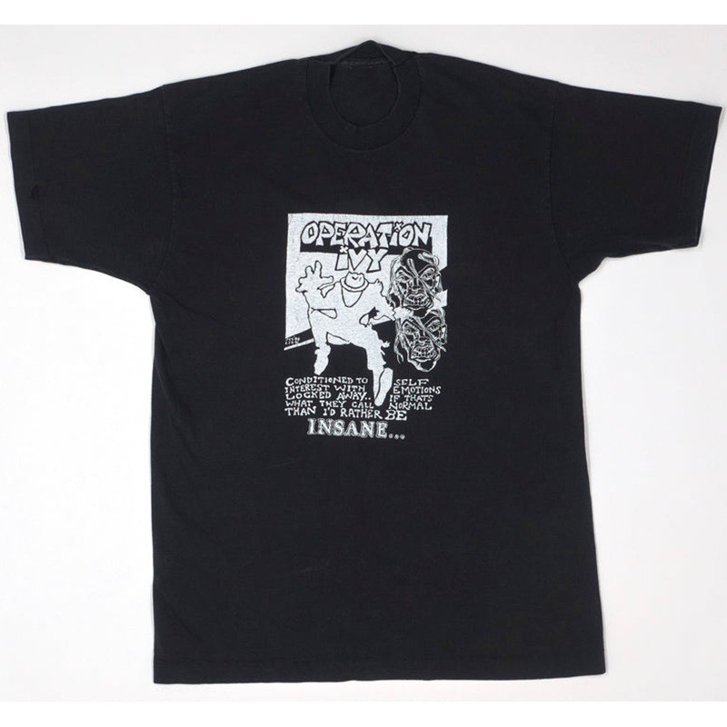 Áo nam nữ in hình OPERATION IVY - HECTIC1989 Ivy Action-Fanatic 1989 vintageT-shirt