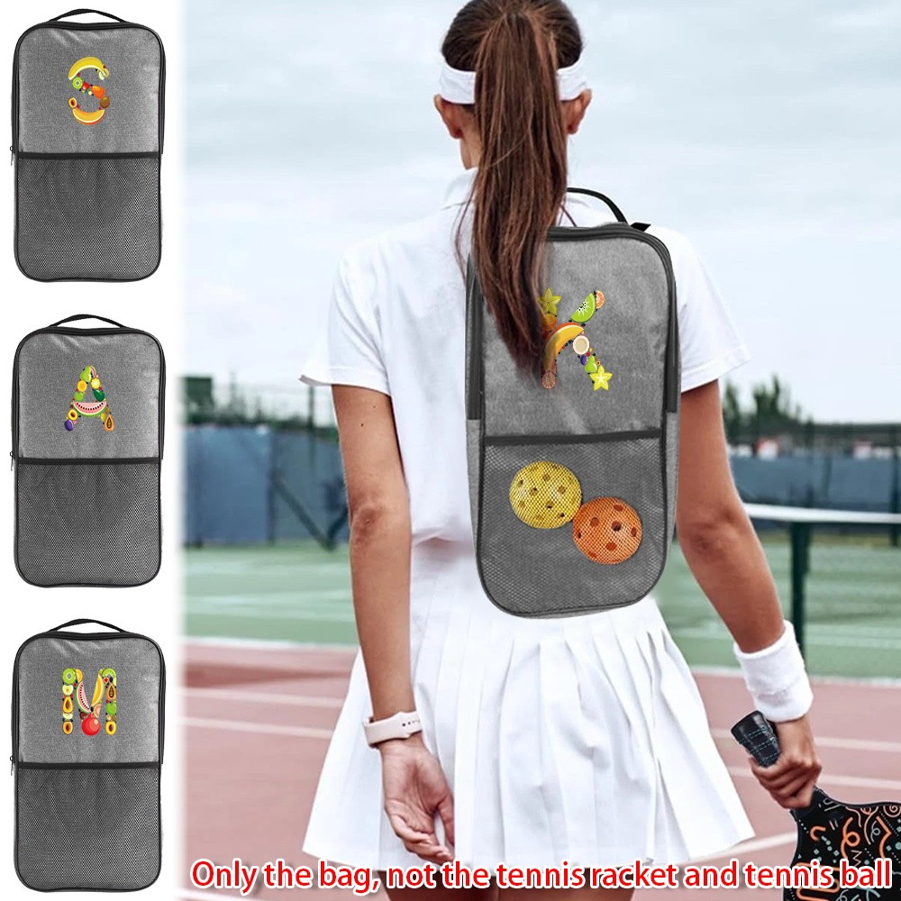 HOT Pickleball Backpack Pickleball Duffel Bag Single Strap Portable With Top Handle Grey Pickleball 