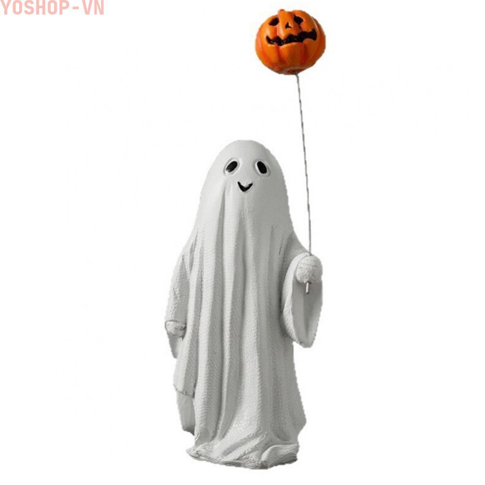 [Ysp]Halloween Garden Statue Escape Room Decor Perfect For Parties Resin Crafts