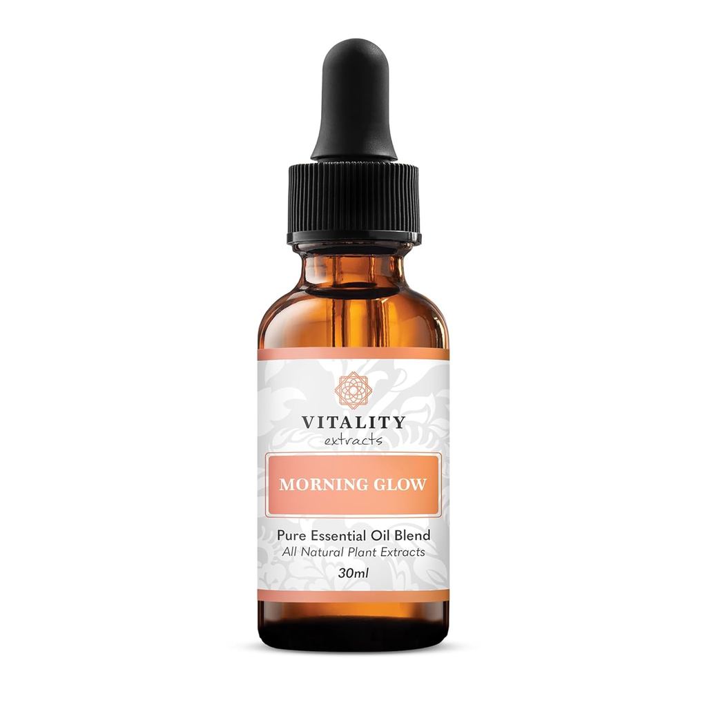 Vitality Extracts Morning Glow - Serum dưỡng ẩm hàng ngày, Dầu bơ, Tone, Rosehip, Vegan, ple Skin, R
