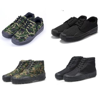 Giày Vải Nam Phong Cách Lính Đế Dày Chống Trơn, Đi Lao Động, Đi Rừng Đi Phượt G35