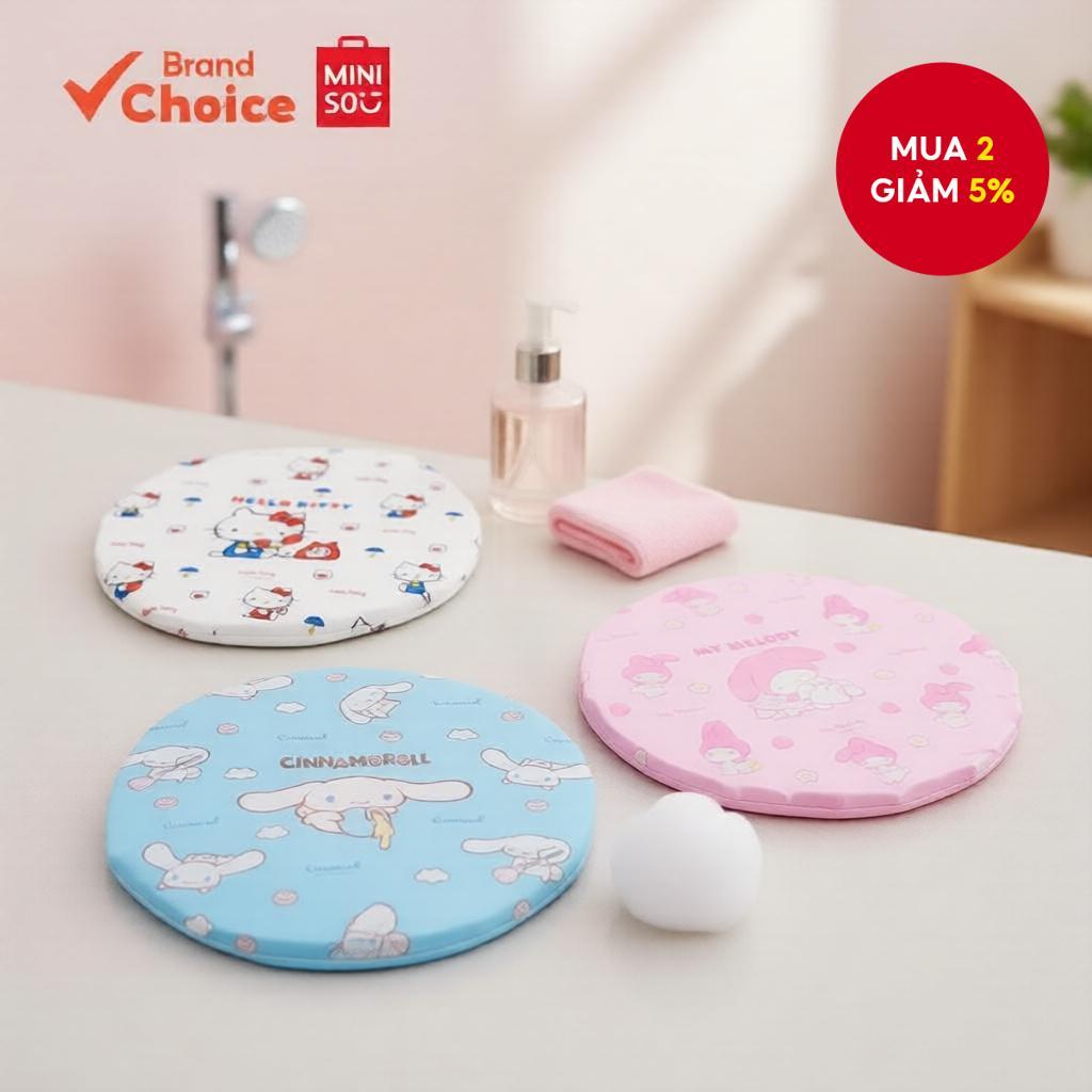 MINISO  Bộ 3 mũ tắm Sanrio Cinnamoroll My Melody Hello Kitty 16.5×24cm dễ thương