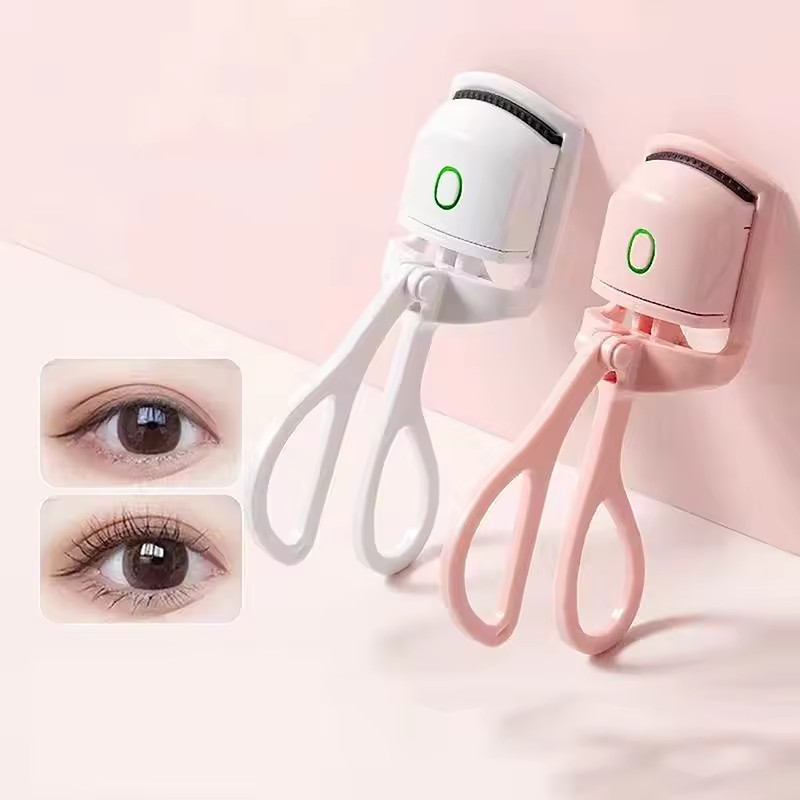 Portable Electric Eyelash Curler Mini Rechargeable Heated Eyelash Curler for Easy Styling