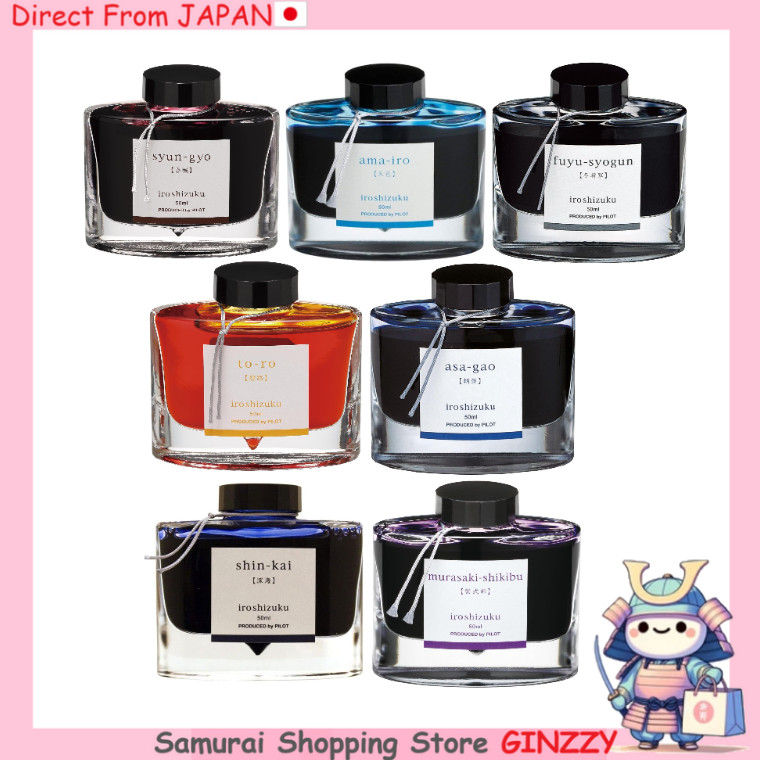 Mực Bút Máy PILOT Iroshizuku Color Drops ver.02 INK50 50mL Nhật Bản Văn phòng phẩm