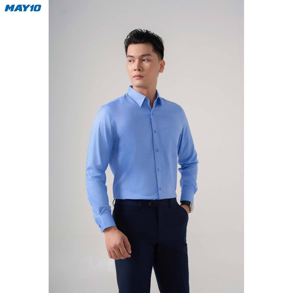 Áo Sơ mi nam dài tay May10 form RegularFit mã 010125129 AM096