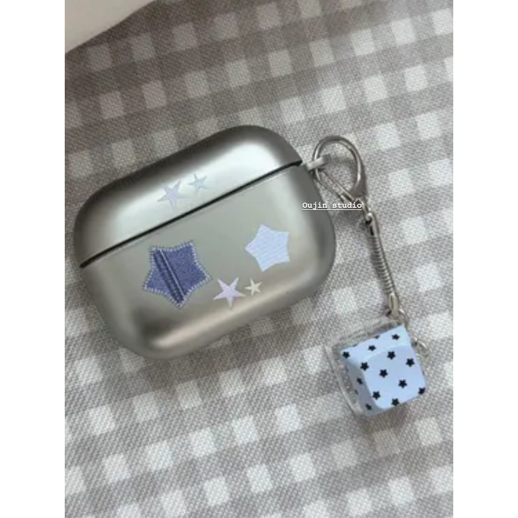 Ốp bảo vệ tai nghe Diy Star airpod4 / pro3 Vỏ mềm chống sốc dễ thương