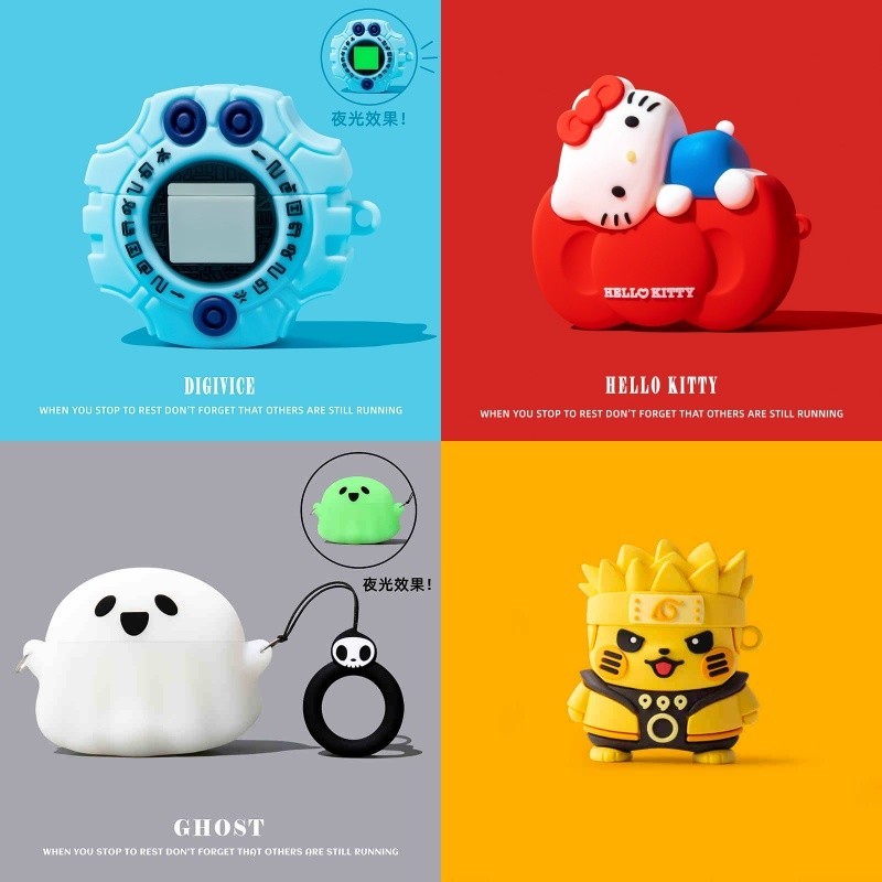 Ốp Silicon pokemon Cho Tai Nghe Bose Ultra Open (2024) / QC QuietComfort Ultra / II Hug KT Silicone 