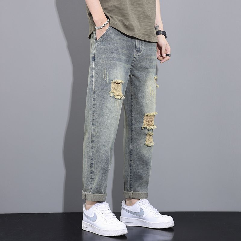 Quần Jean Nam Mắt Cá Beggar Harem Mới Mùa Hè 2026