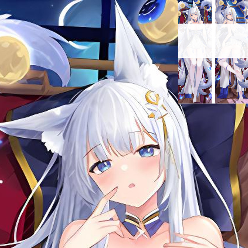 Azur Lane Shinano Dakimakura Vỏ Gối Da Đào Manga Đệm Moegirl Vỏ Chăn Ga Gối Quà Tặng