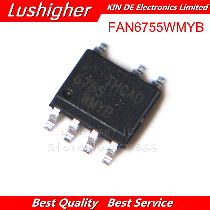 5 CHIẾC FAN6755WMY SOP-7 FAN6755WMYB FAN6755 SOP7 6755 SOP FAN6755WM FAN6755UWMY FAN6755U SMD mới ng