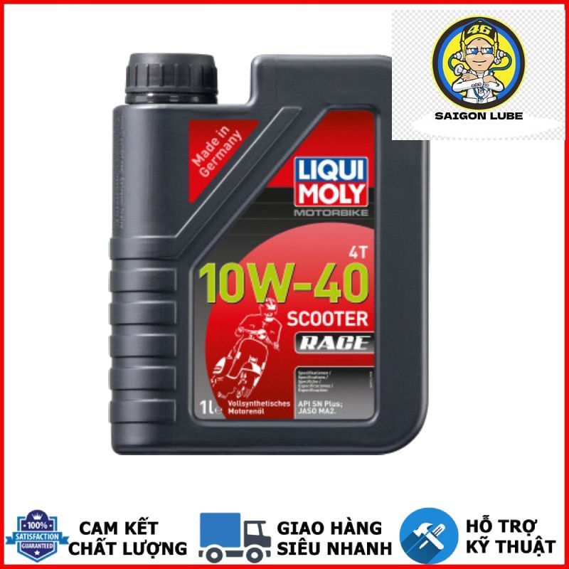 Nhớt xe ga Liqui Moly Scooter Race 10W40 1 Lít nhập khẩu Đức