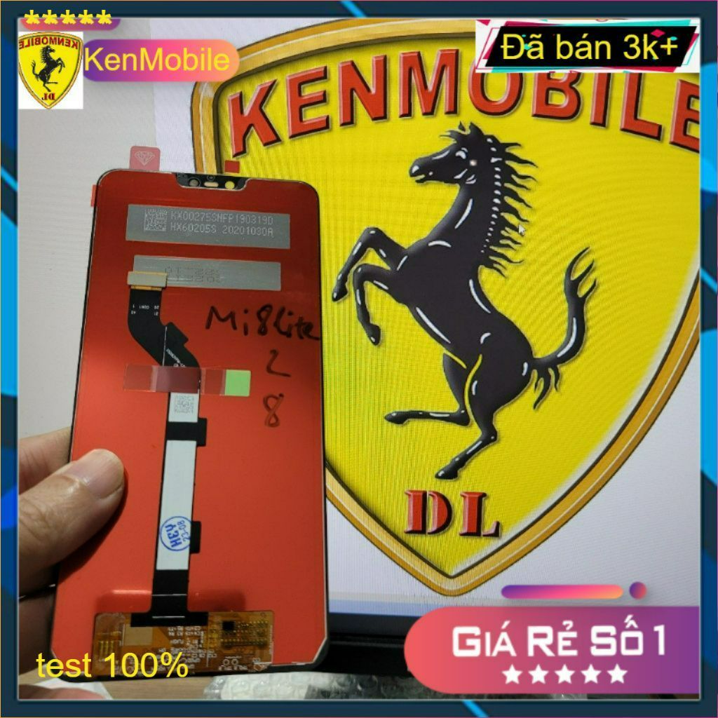 >< Màn Tương Thích XM Mi8 Lite / Mi8lite / Mi Note 6 (tặng keo và cường lực)