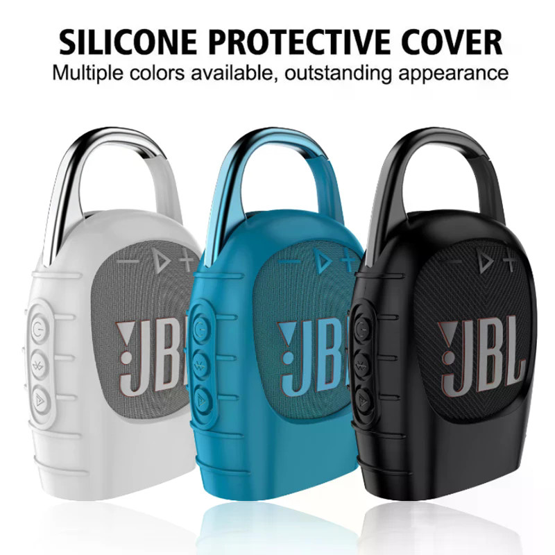 ZOPRORE Silicon Bảo Vệ Mang Theo Cho JBL Clip 5 Loa Bluetooth Di Động Đứng Lên Túi Cho Loa JBL Clip5
