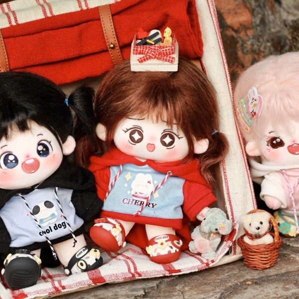 Sản Phẩm Mới Phối Màu Áo 20Cm Quần Áo Trẻ Em Phù Hợp Với 10 / 20Cm Mỡ Cơ Thể Centimeter Cotton Doll 