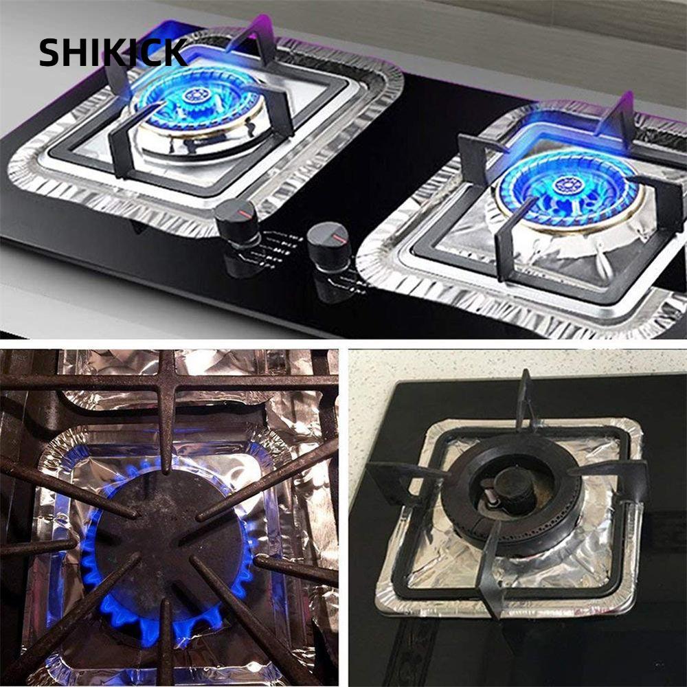 Shikick 10 Chiếc Bếp Đốt Có Bếp Gas Hàng Đầu Lót Miếng Lót Vệ Sinh 10 Chiếc Dày