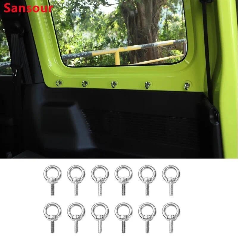 Sansour Nội Thất Đúc Cho Suzuki Jimny 2019 + Ô Tô Lỗ Tròn Vít Trang Trí Bao Phụ Kiện Cho Suzuki Jimn