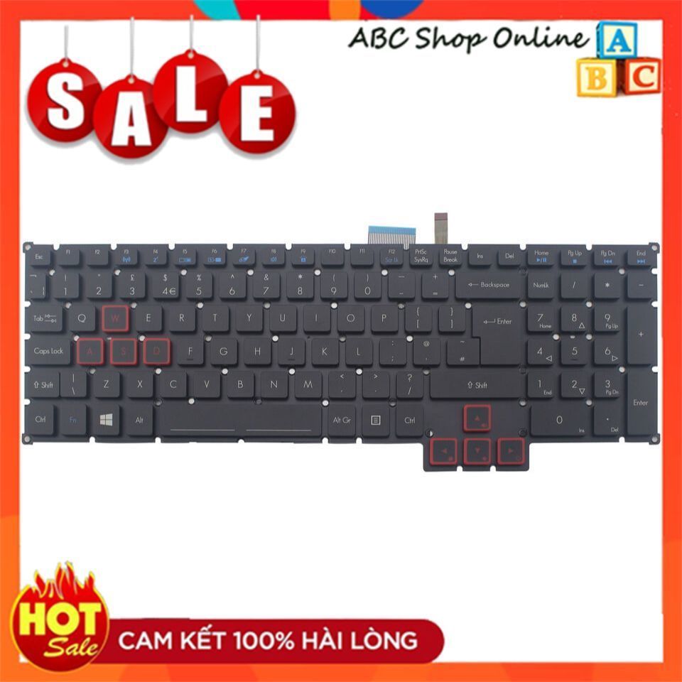 Bàn Phím Laptop Acer Predator 17 15 G9-791 G9-791G G9-591 G9-591G G9-591R G5-793 Có Đèn Led