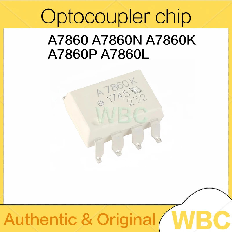 2-5 CÁI A7860 A7860N A7860K A7860P A7860L HCPL-7860 SOP-8 chip cặp Opto chính hãng
