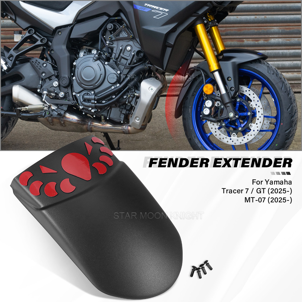 Dành Cho Xe Yamaha Tracer 7 / GT 2025 + MT-07 MT 07 MT07 2025 2026 Xe Máy Trước Fender Nối Dài Chắn 
