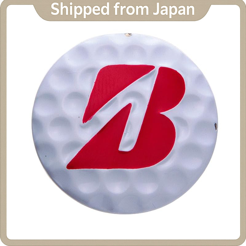 BRIDGESTONE GOLF Cap Marker GAG503 – Magnetic Hat-Clip Golf Ball Marker | Standard Size | Color: Red