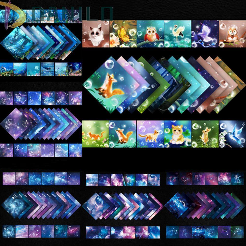 DANILO Craft Paper Double Side Coloring Handmade Paper Decor DIY Gift Star Scrapbooking