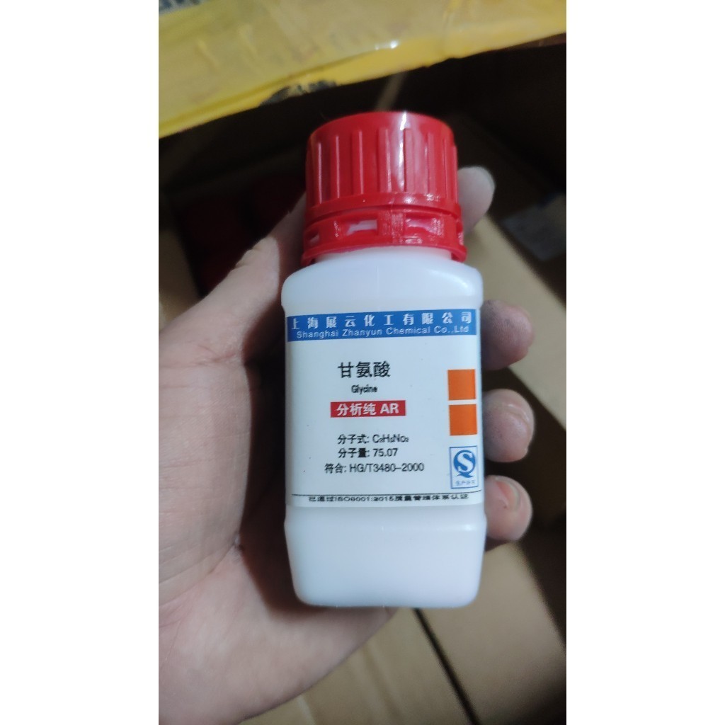 Glycine lọ 100g CAS 56-40-6 HCPTN