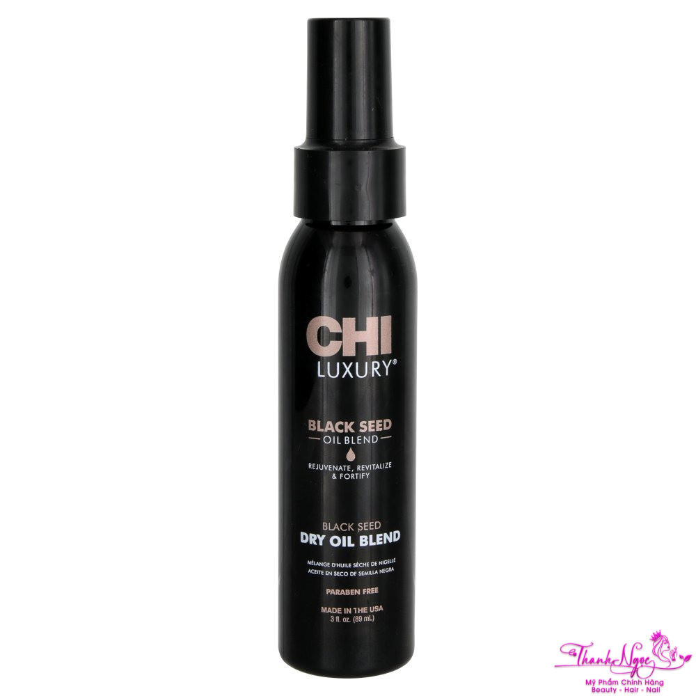 Tinh dầu phục hồi CHI LUXURY Black Seed Dry Oil Blend 89ml .TN