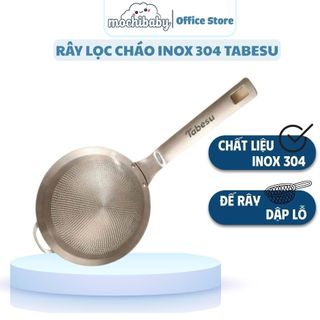 Rây Lọc Cháo TABESU Inox 304 Nguyên Khối ,Rây Cháo Lọc Cua Dụng Cụ Lọc Ăn Dặm Cho Bé